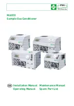 Предварительный просмотр 1 страницы AGT PSG MAK10 Installation Manual, Operating Manual, Maintenance Manual, Spare Part List