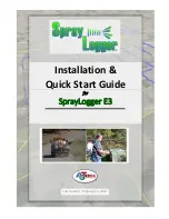 Preview for 1 page of AgTerra SprayLogger E3 Installation & Quick Start Manual