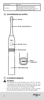 Preview for 6 page of Agu Brushy User Manual