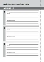 Preview for 22 page of Agu Daisy NS15 User Manual