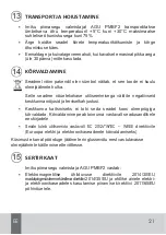 Preview for 21 page of Agu PMBF2 User Manual