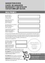 Preview for 89 page of Agu PMBF2 User Manual