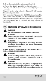 Preview for 10 page of Agu Skinny User Manual