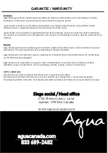 Preview for 4 page of Agua HAMLET-BS Manual