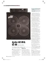 Preview for 1 page of Aguilar AG 500 Brochure & Specs