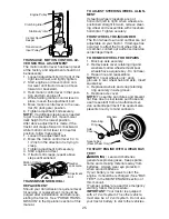 Preview for 25 page of Agway AG22H42STA Owner'S Manual