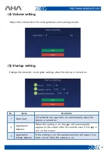 Preview for 10 page of AHA Smart Pass FPS-1000R User Manual