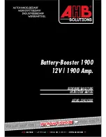 AHB Battery-Booster 1900 Instruction Manual предпросмотр