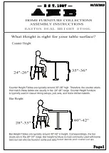 AHB Home Furniture Series Assembly Instructions preview