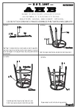 Preview for 2 page of AHB Home Furniture Series Assembly Instructions