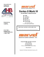 AHB marvel 8 mark III Series Manual preview