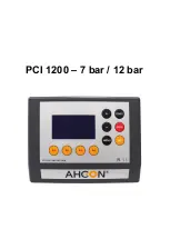 Предварительный просмотр 1 страницы AHCON PCI 1200 Operator'S Manual