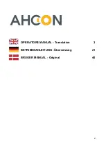 Предварительный просмотр 2 страницы AHCON PCI 1200 Operator'S Manual