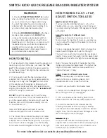 Preview for 1 page of Ahead Switch Kick Quick Start Manual