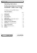 Предварительный просмотр 2 страницы Ahlborn ALMEMO 2290-2/3 Operating Instructions Manual