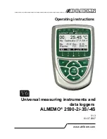 Ahlborn ALMEMO 2590-2 Operating Instructions Manual preview