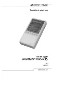 Предварительный просмотр 1 страницы Ahlborn ALMEMO 2590-9 V5 Operating Instructions Manual