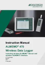 Ahlborn ALMEMO 470 Instruction Manual preview