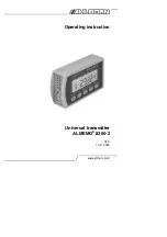 Предварительный просмотр 1 страницы Ahlborn ALMEMO 8390-2 Operating Instructions Manual