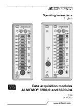 Ahlborn ALMEMO 8590-9 Operating Instructions Manual предпросмотр