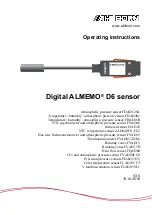 Ahlborn ALMEMO D6 Operating Instructions Manual preview