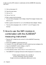 Preview for 22 page of Ahlborn ALMEMO ZA 1719 WL Installation Manual