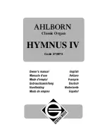 Предварительный просмотр 1 страницы Ahlborn HYMNUS IV Owner'S Manual