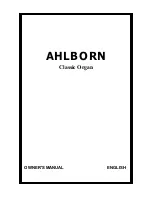 Предварительный просмотр 3 страницы Ahlborn HYMNUS IV Owner'S Manual