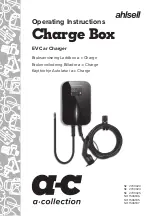 Предварительный просмотр 1 страницы ahlsell Charge Box Operating Instructions Manual