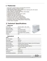 Preview for 2 page of Ahouse SD Installation Manual