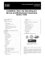 AHRI PG8JEA Installation, Operating And Service Manual preview