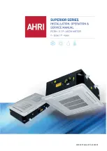 Preview for 1 page of AHRI SUPERIOR PCG-04-V Installation, Operation & Service Manual