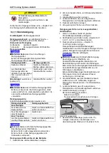 Предварительный просмотр 25 страницы AHT ATHEN 175 AD VS Operating Manual