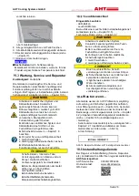 Предварительный просмотр 26 страницы AHT ATHEN 175 AD VS Operating Manual