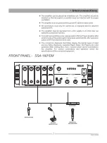 Предварительный просмотр 7 страницы Ahuja SSA-160 EM Operation Manual