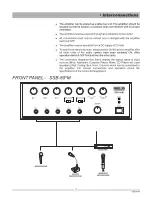 Предварительный просмотр 7 страницы Ahuja SSB-80 M Installation Manual