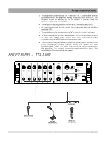 Предварительный просмотр 7 страницы Ahuja TZA-1500 Operation Manual