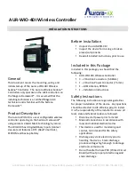 AIC	Wireless Aurora-AX Sedona AUR-WIO-4DI Installation Instructions preview