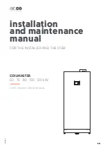 AIC COILMASTER 100 Installation And Maintenance Manual For The Installer And The User предпросмотр