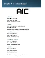 Предварительный просмотр 74 страницы AIC HP201-AD User Manual