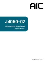 AIC JBOD Series User Manual предпросмотр