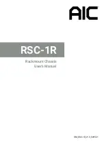 AIC RSC-1R User Manual preview