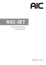 AIC RSC-2ET User Manual preview