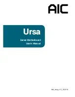 AIC Ursa User Manual preview