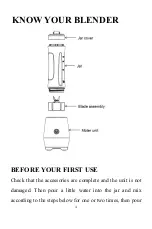 Preview for 6 page of Aicok BL1030-UL Instruction Manual