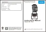 Предварительный просмотр 1 страницы Aicok BL1192 Instruction Manual