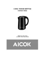 Aicok COOL TOUCH SWF17S05A Instructions Manual preview