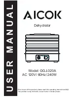 Preview for 1 page of Aicok GGJ-320A User Manual