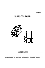 Предварительный просмотр 2 страницы Aicok HM833 Instruction Manual