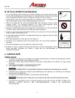 Preview for 8 page of Aicon Air DAC0061 Instructions For Use Manual